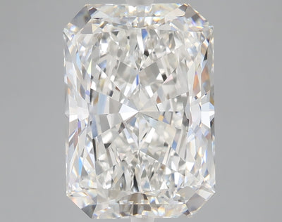 5.02 carat radiant lab grown diamond F color VVS2 clarity
