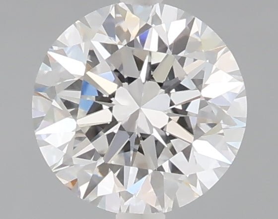 1.08 carat round lab grown diamond D color VVS2 clarity