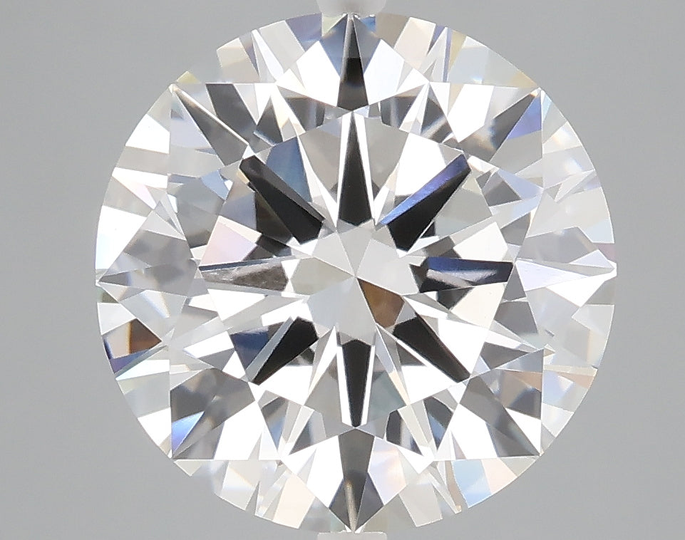 5.00 carat round lab grown diamond E color VVS2 clarity