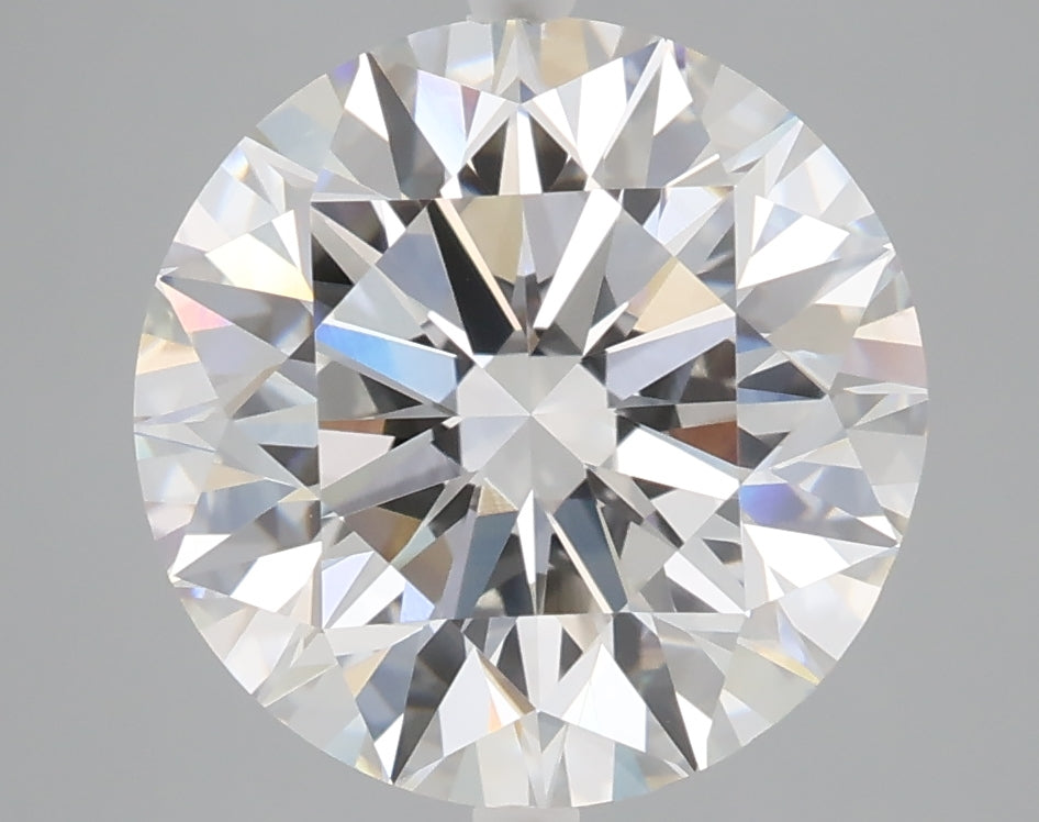 5.06 carat round lab grown diamond E color VVS2 clarity