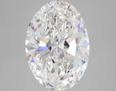 6.02 carat oval lab grown diamond E color VVS2 clarity