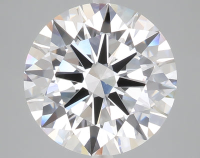 5.06 carat round lab grown diamond E color VS1 clarity