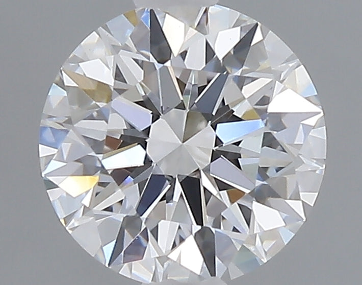 1.07 carat round lab grown diamond D color VVS2 clarity
