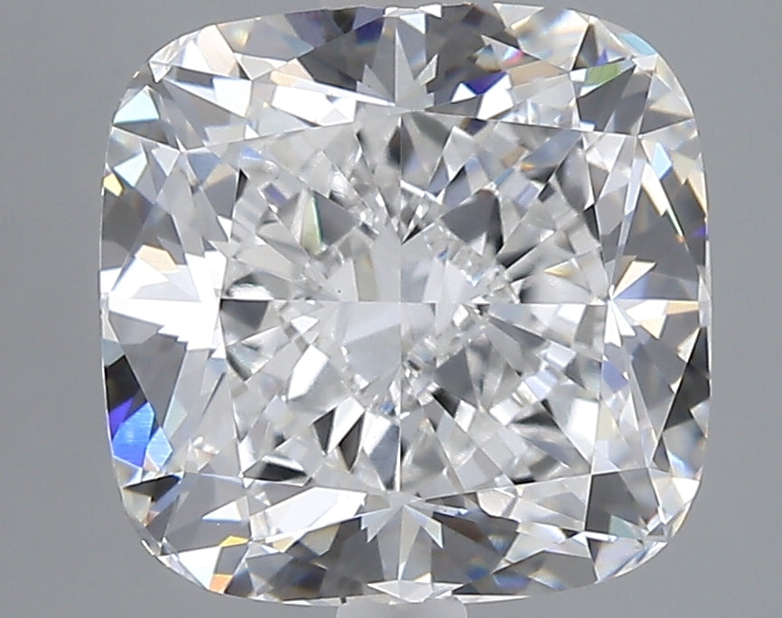 5.04 carat cushion lab grown diamond D color VS1 clarity