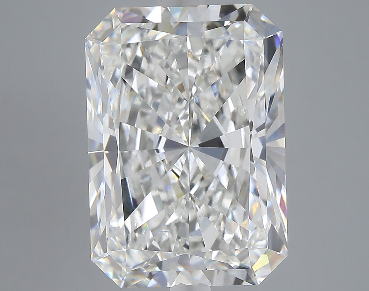 9.24 carat radiant lab grown diamond F color VVS1 clarity
