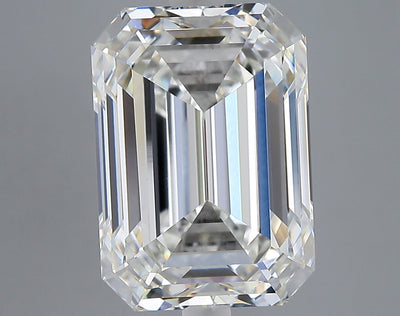 8.05 carat emerald lab grown diamond F color VS1 clarity