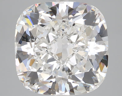 5.24 carat cushion lab grown diamond F color VVS2 clarity