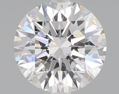 1.09 carat round lab grown diamond D color VVS2 clarity