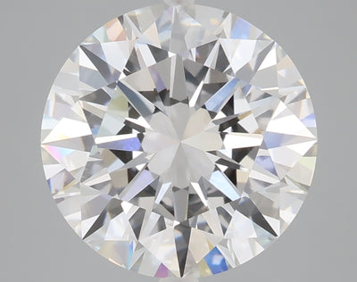 5.01 carat round lab grown diamond E color VVS2 clarity