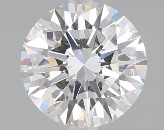 1.01 carat round lab grown diamond D color VVS2 clarity