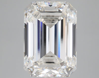 7.02 carat emerald lab grown diamond F color VS1 clarity