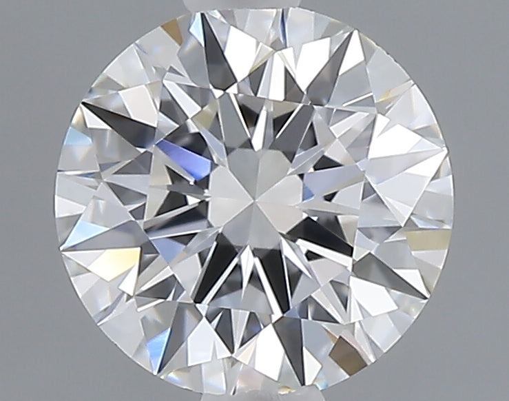 1.07 carat round lab grown diamond D color VVS2 clarity
