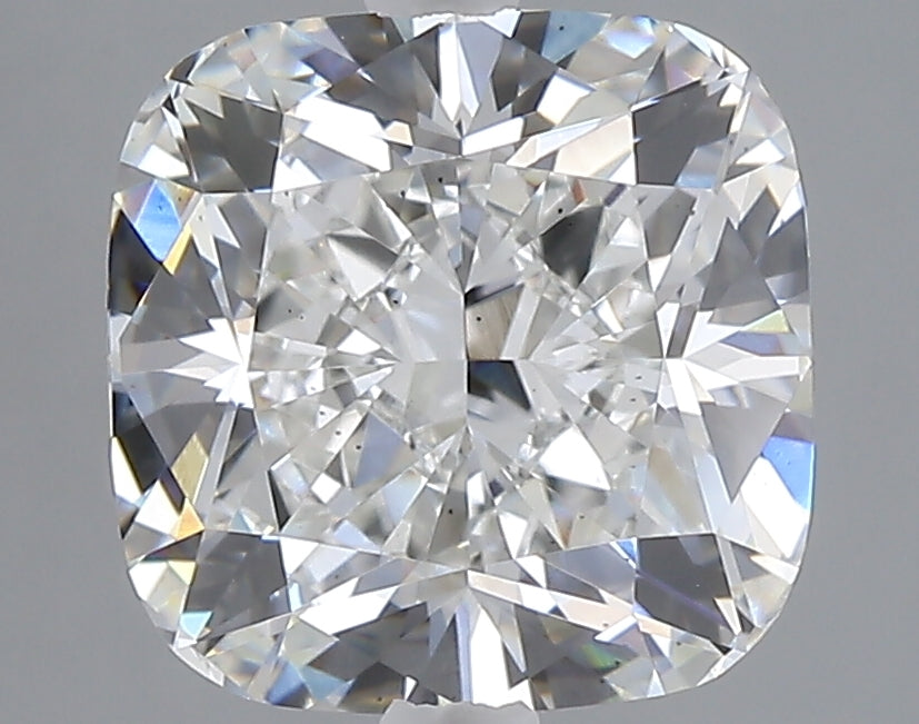 4.32 carat cushion lab grown diamond E color VS2 clarity