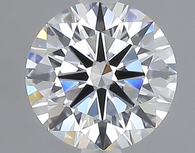 1.50 carat round lab grown diamond D color VVS2 clarity
