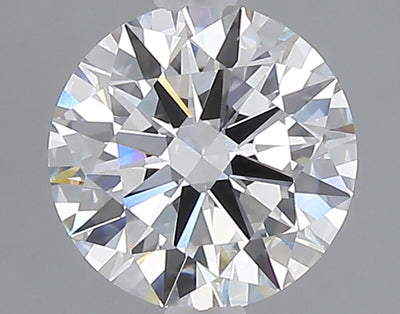 1.51 carat round lab grown diamond D color VVS2 clarity