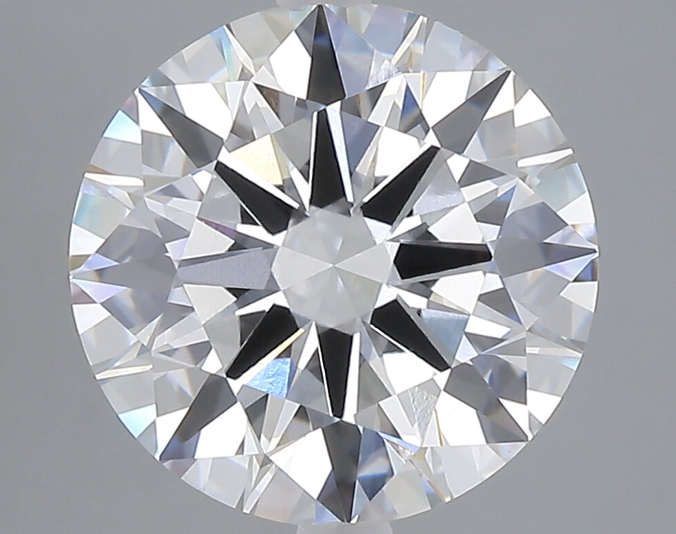 5.07 carat round lab grown diamond E color VVS2 clarity