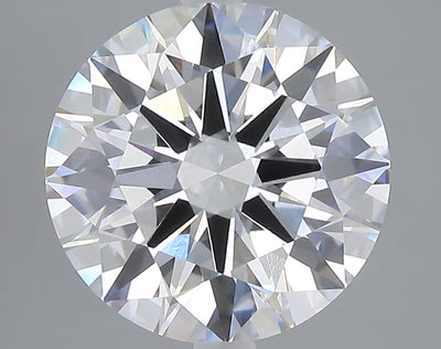 5.07 carat round lab grown diamond E color VVS2 clarity