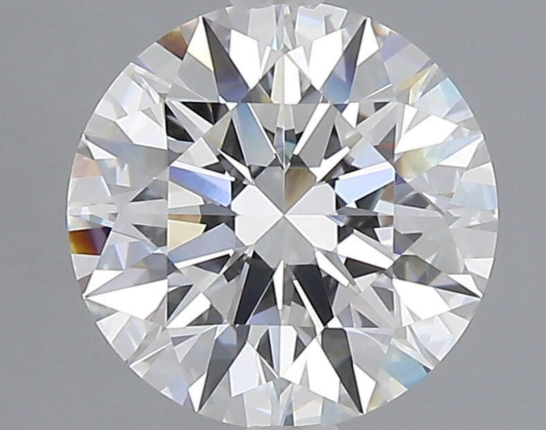 2.71 carat round lab grown diamond E color VVS2 clarity
