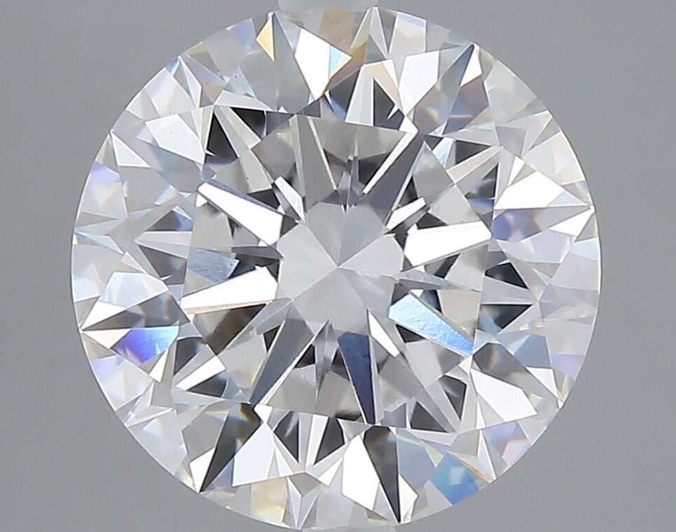 5.02 carat round lab grown diamond E color VS1 clarity