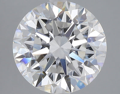 5.02 carat round lab grown diamond E color VS1 clarity