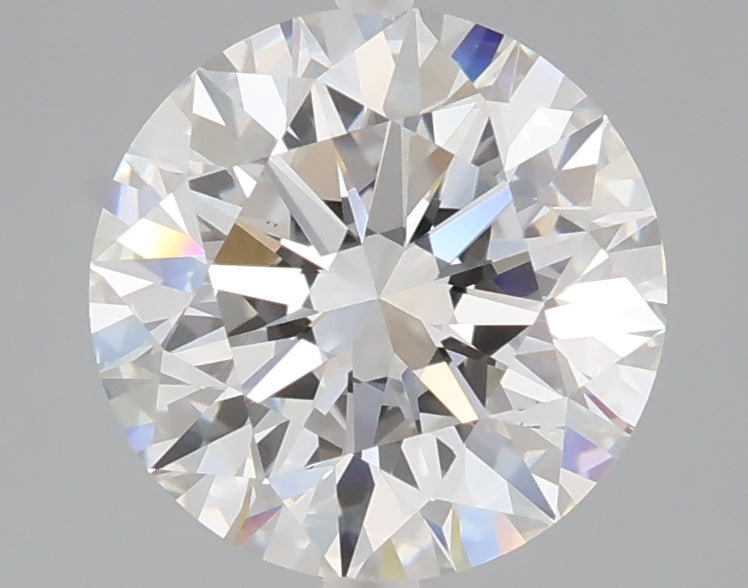 2.53 carat round lab grown diamond E color VVS2 clarity