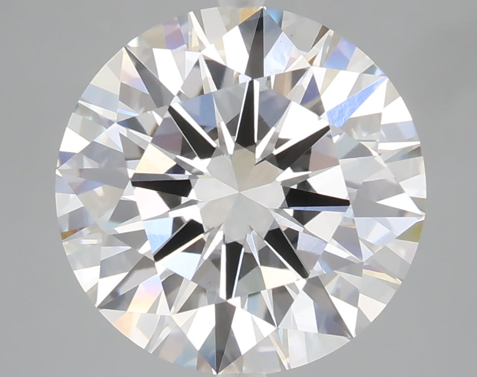 5.01 carat round lab grown diamond F color VS1 clarity