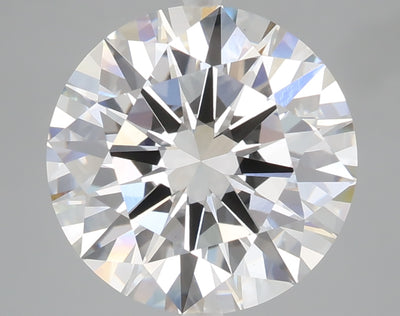 5.01 carat round lab grown diamond F color VS1 clarity
