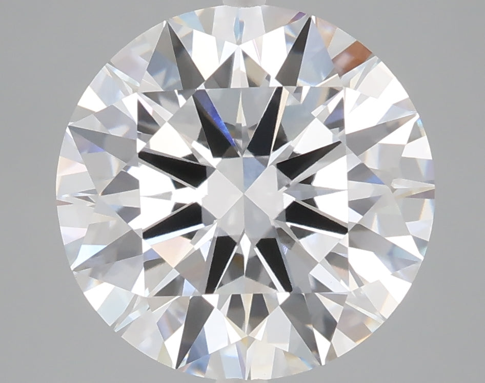 5.10 carat round lab grown diamond E color VVS2 clarity
