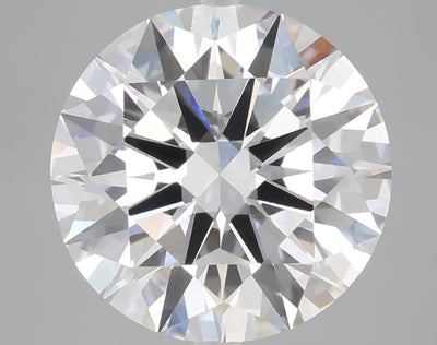 5.10 carat round lab grown diamond E color VVS2 clarity