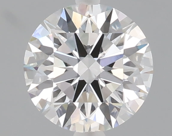 1.05 carat round lab grown diamond D color VVS2 clarity