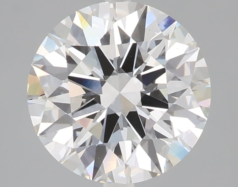 2.53 carat round lab grown diamond E color VS1 clarity