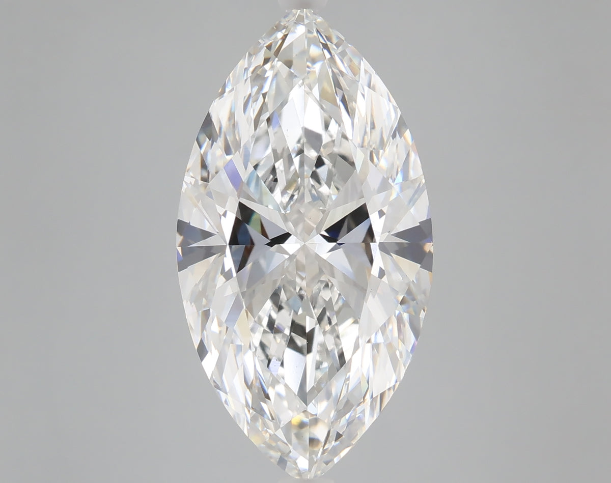 7.02 carat marquise lab grown diamond F color VS1 clarity