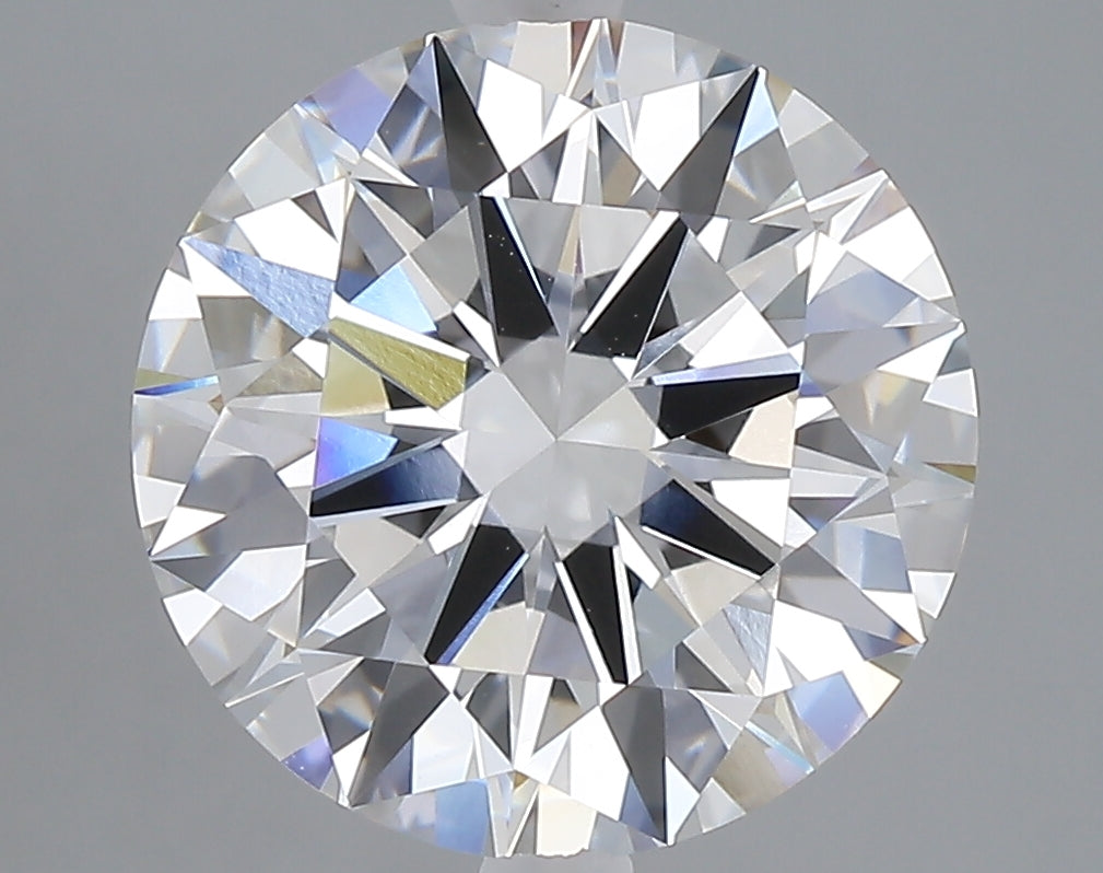 5.20 carat round lab grown diamond E color VVS2 clarity