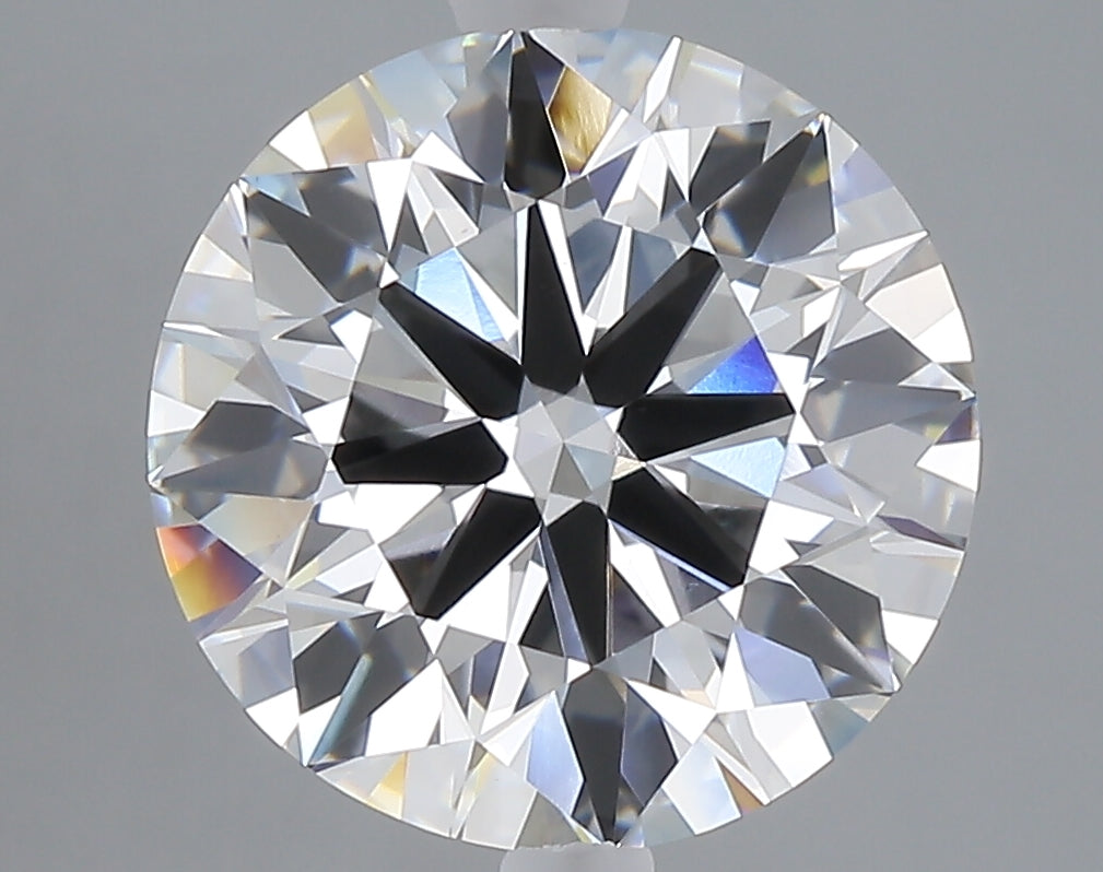 5.00 carat round lab grown diamond E color VVS2 clarity