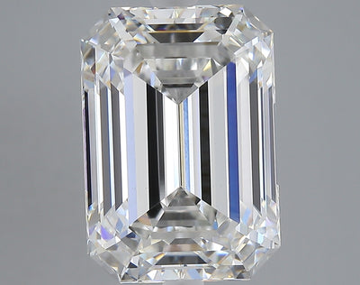 8.30 carat emerald lab grown diamond F color VS1 clarity