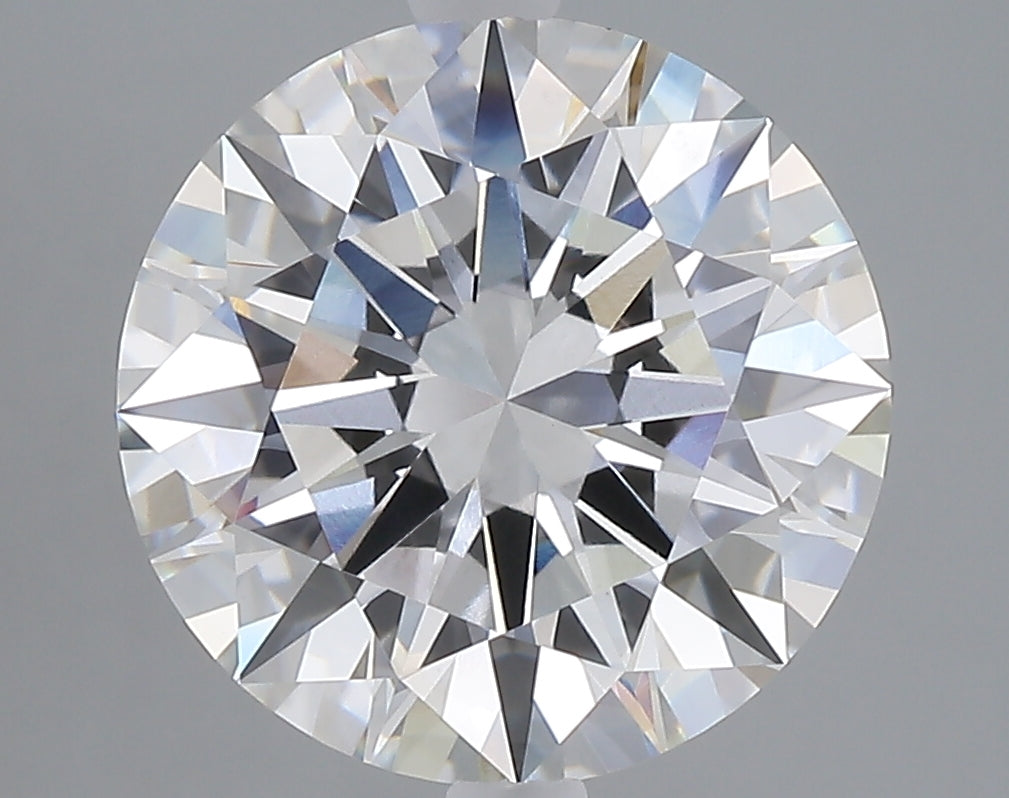 5.09 carat round lab grown diamond E color VVS2 clarity