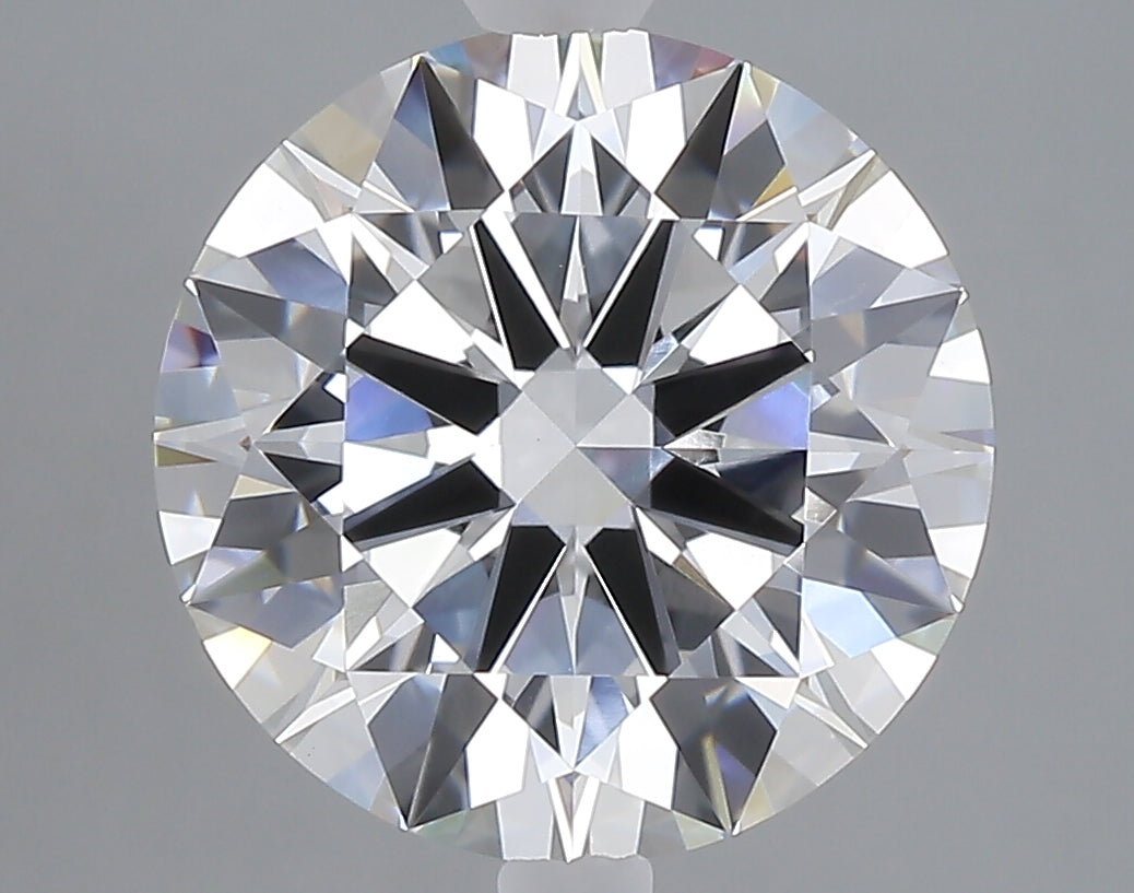 5.04 carat round lab grown diamond E color VVS2 clarity