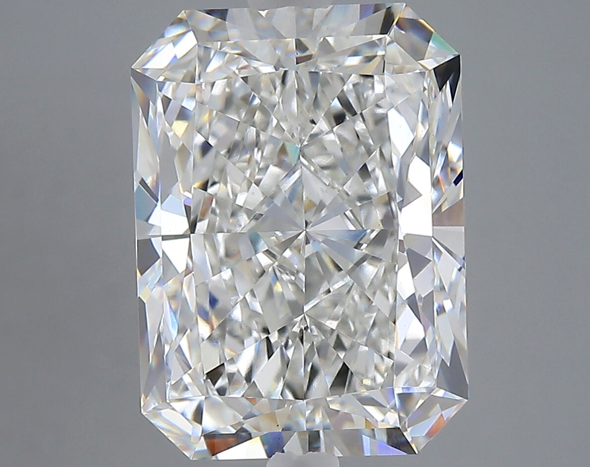 6.97 carat radiant lab grown diamond F color VS1 clarity