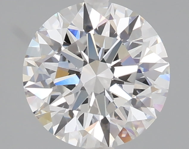 1.58 carat round lab grown diamond D color VVS2 clarity