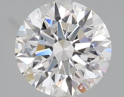 1.58 carat round lab grown diamond D color VVS2 clarity