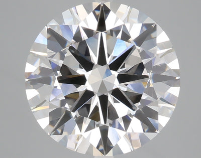 6.54 carat round lab grown diamond E color VVS2 clarity