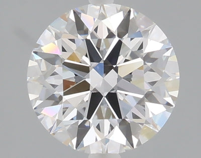 1.53 carat round lab grown diamond D color VVS2 clarity
