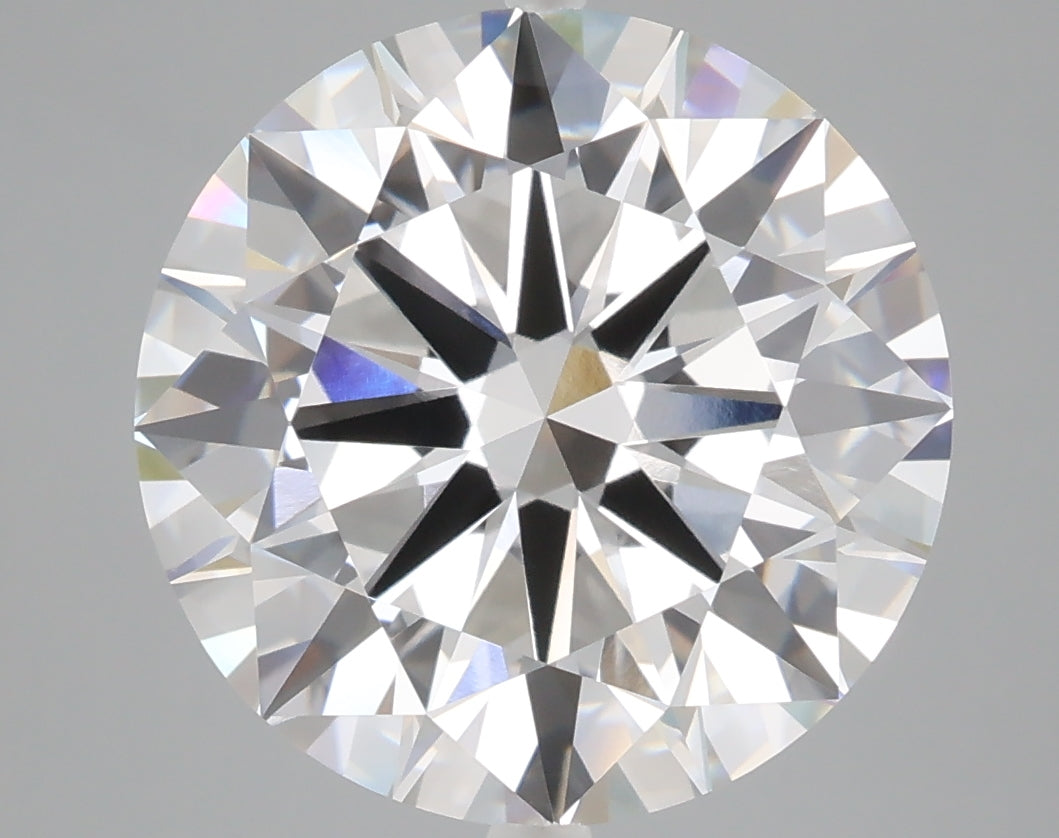 7.05 carat round lab grown diamond E color VVS2 clarity