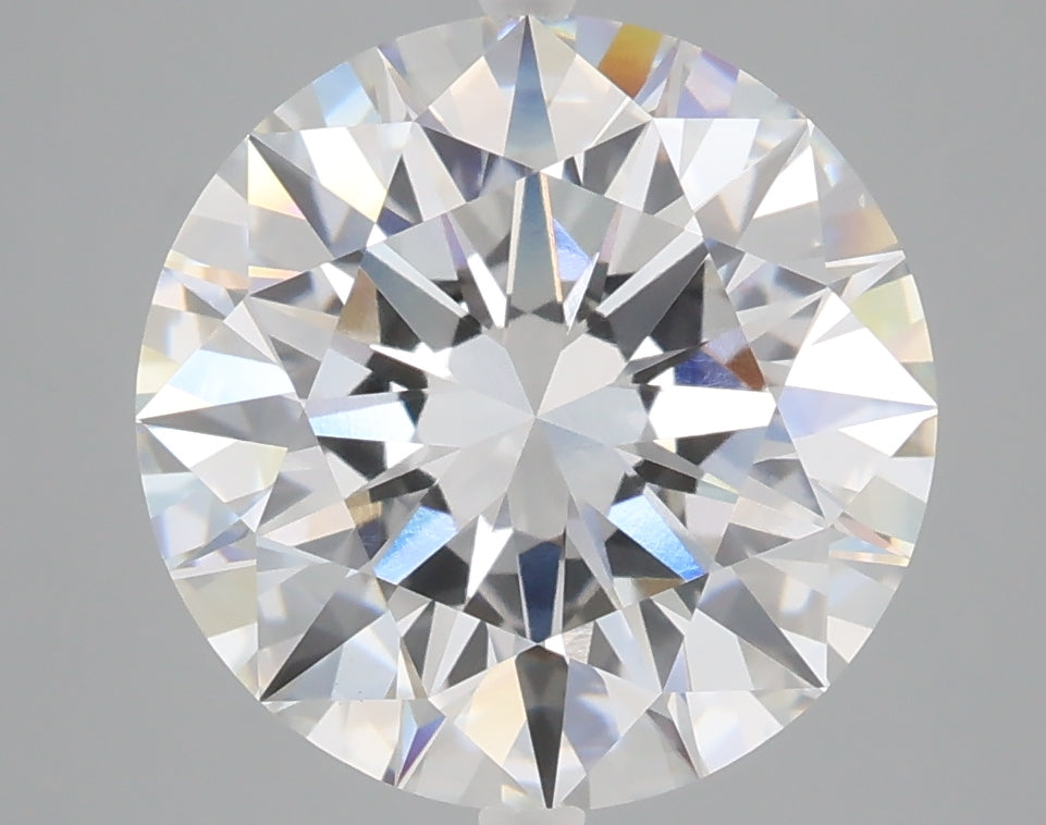 5.04 carat round lab grown diamond F color VS1 clarity