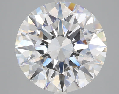5.04 carat round lab grown diamond F color VS1 clarity