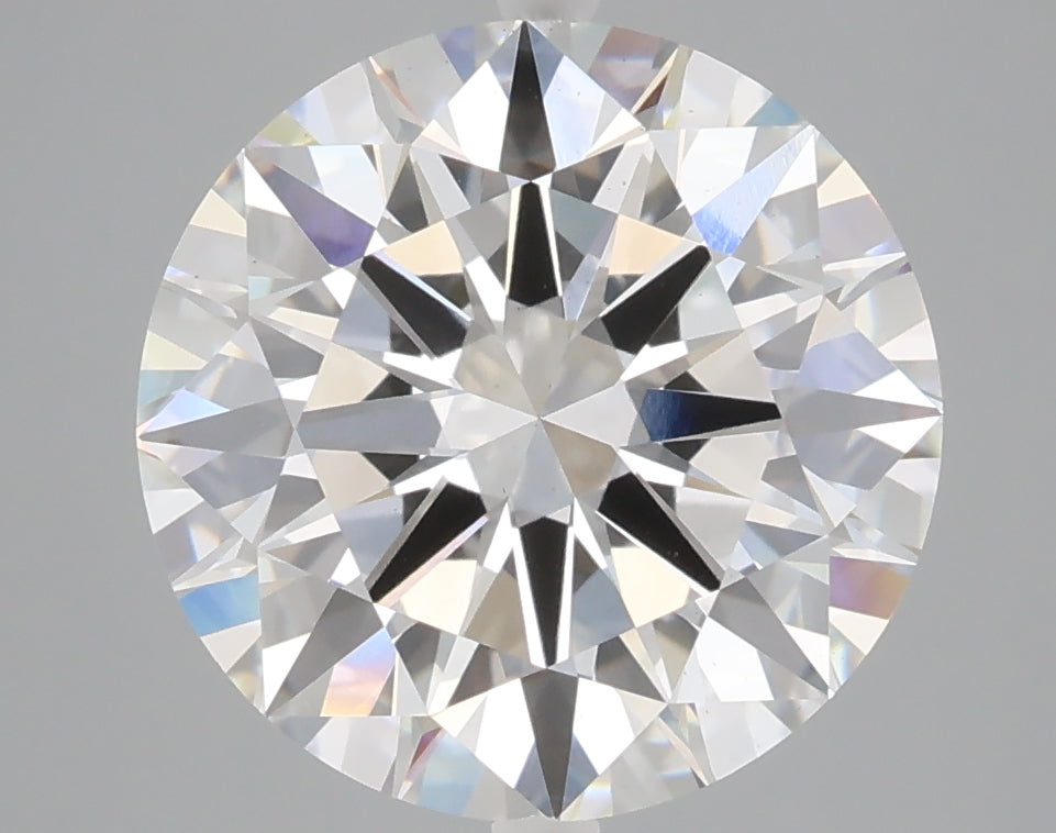 5.04 carat round lab grown diamond E color VS1 clarity