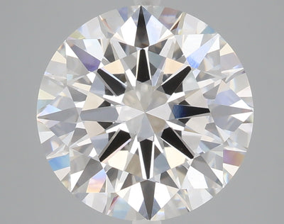 5.04 carat round lab grown diamond E color VS1 clarity