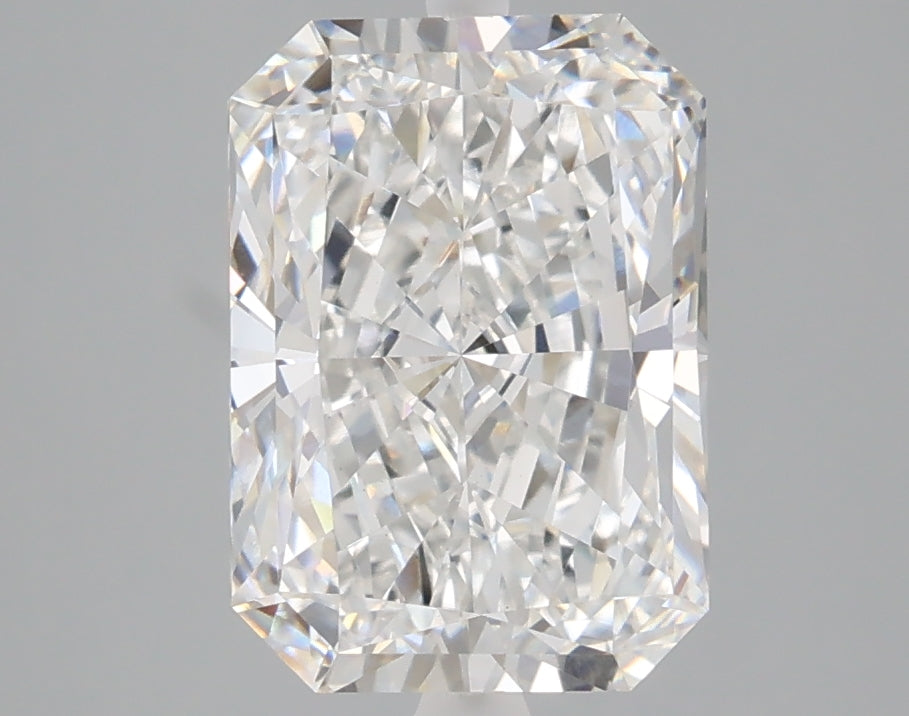 3.06 carat radiant lab grown diamond E color VS1 clarity