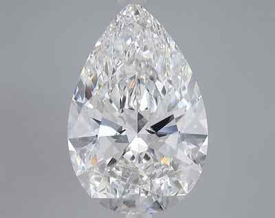 7.08 carat pear lab grown diamond E color VVS2 clarity