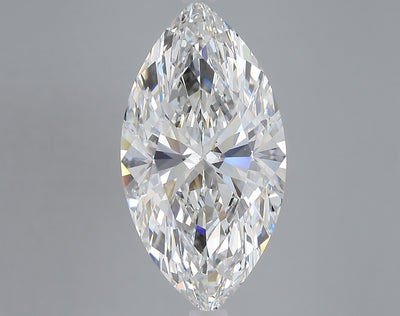 8.08 carat marquise lab grown diamond F color VVS2 clarity